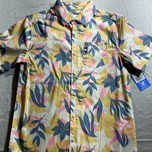 Hurley Multicolor Leaf Print Shirt